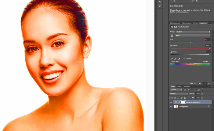 skin tones using photoshop