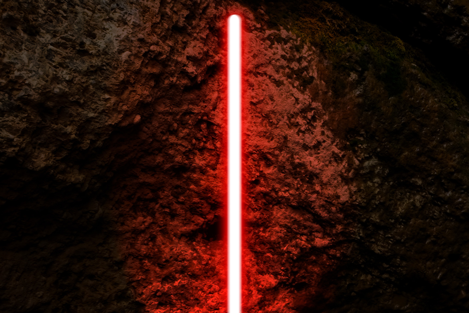 realistic lightsaber in photoshop