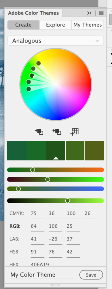 kuler tool to color tone images