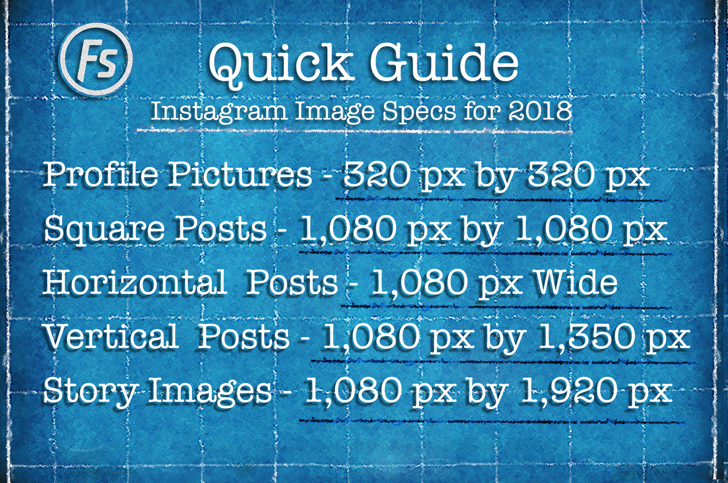 instagram image sizes for 2018
