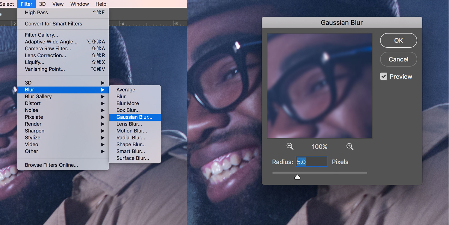 photos pop using photoshop