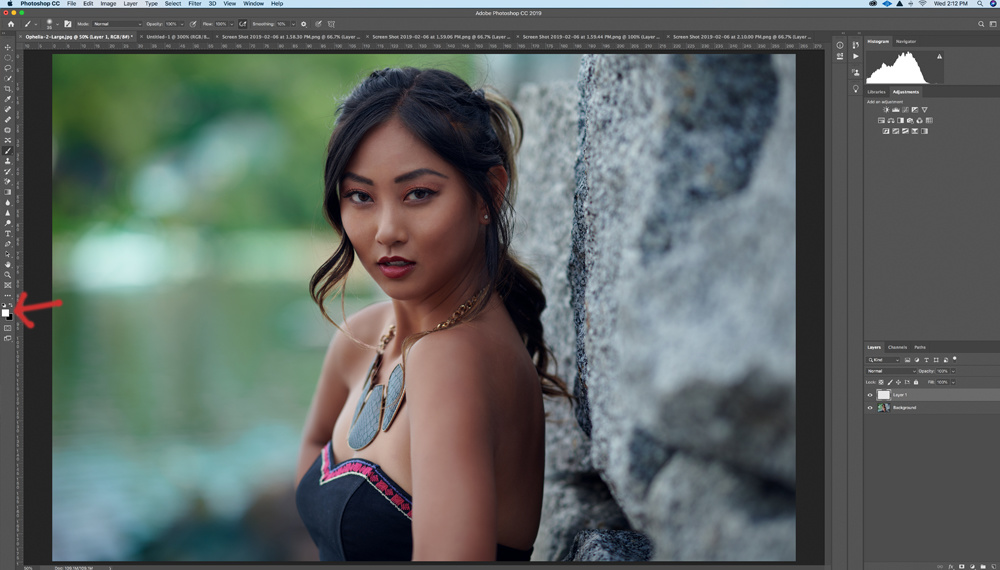 create a vignette in adobe photoshop cc