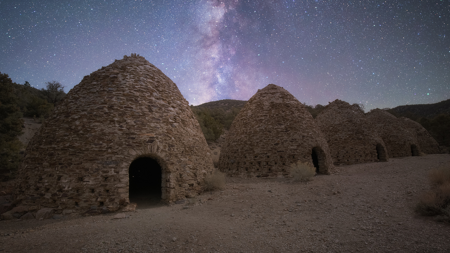 Death Valley Wildrose Charcoal Kilns by JT Blenker
