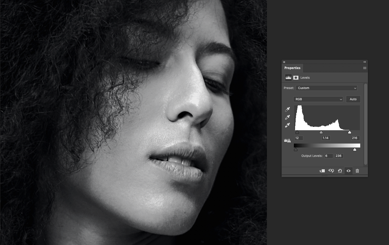 how to create dynamic black and white