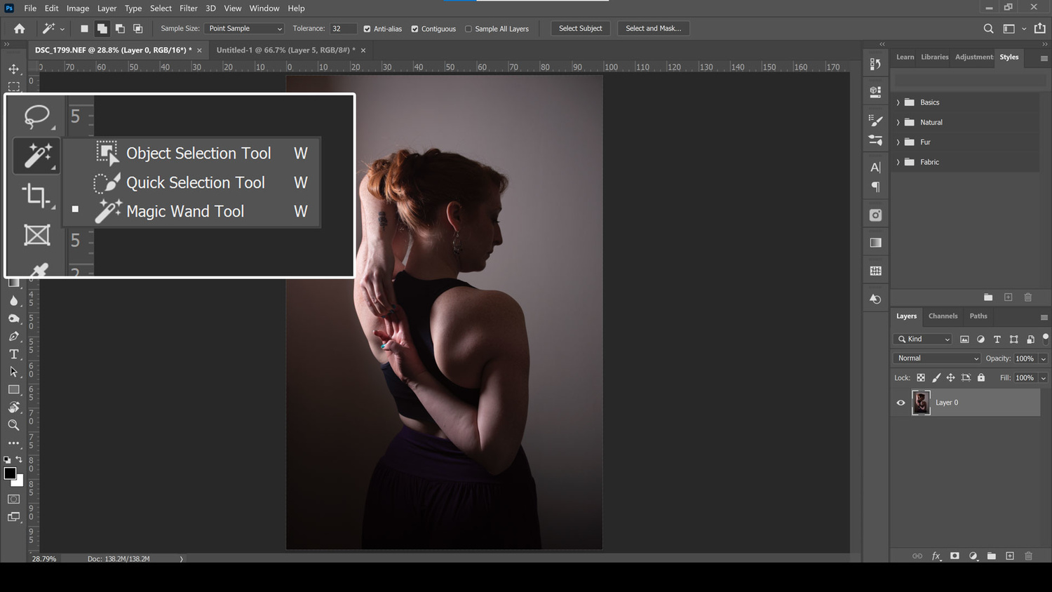 https fstoppers com education use new easier method replace backgrounds photoshop 516797