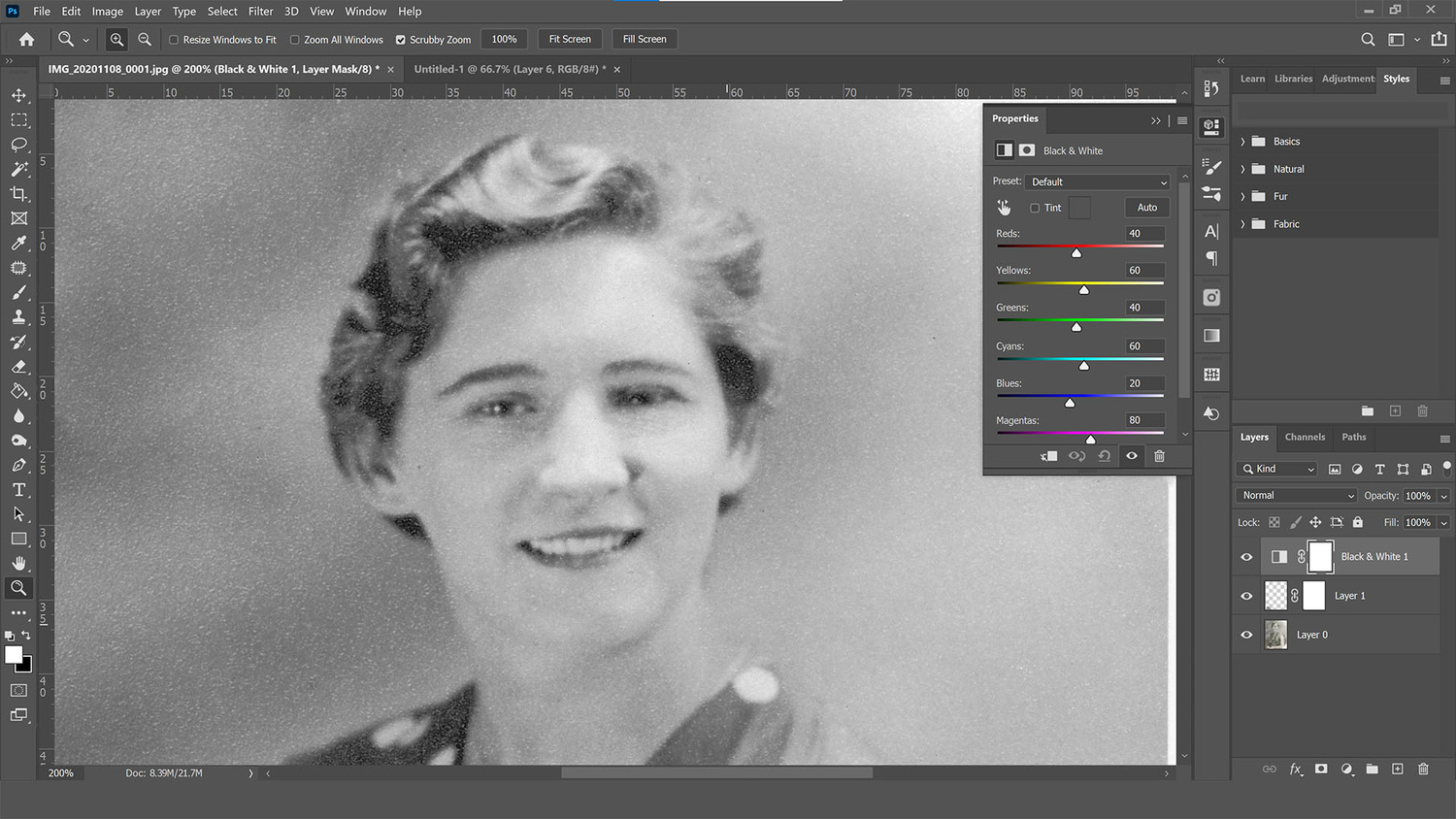 https fstoppers com originals 10 photoshop cc tips restore your old family photos 529901