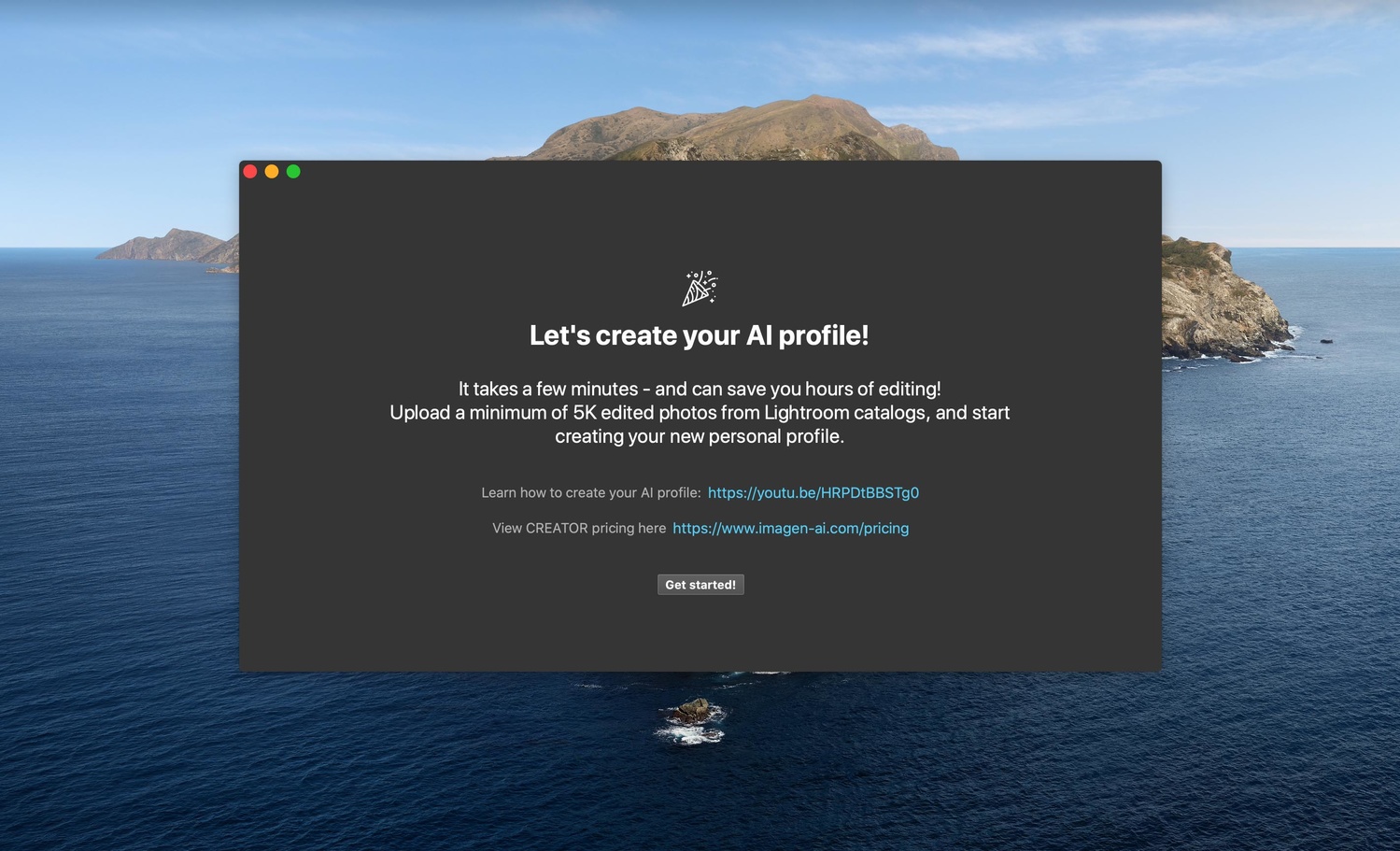 Editing with ImagenAI ImagenAI screenshot