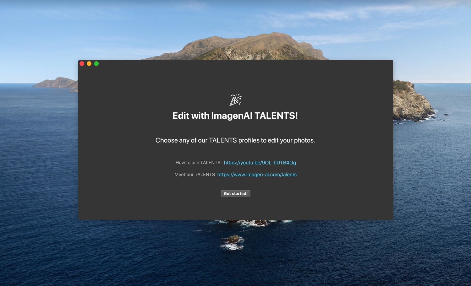 Editing with ImagenAI ImagenAI screenshot