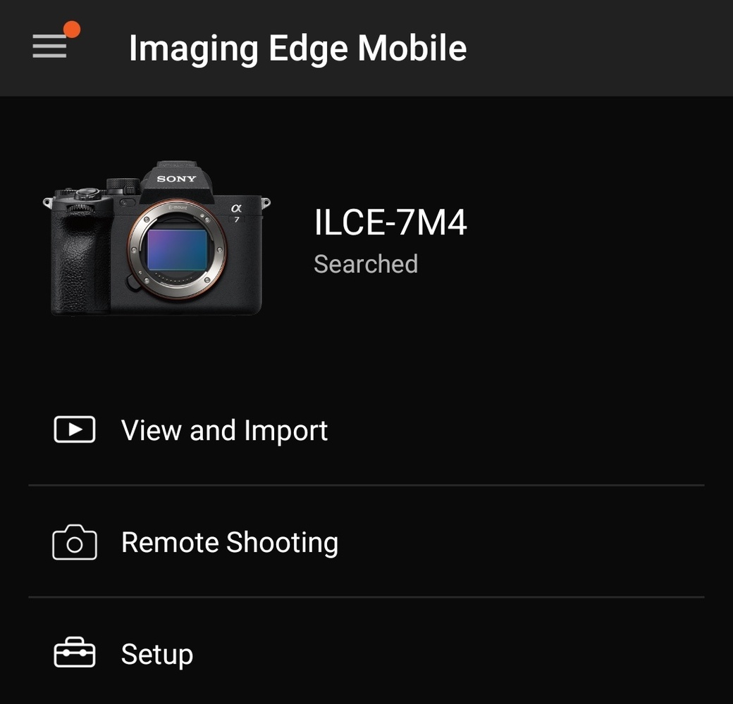 How to connect your phone to a Sony camera: Sony Imaging Edge Mobile