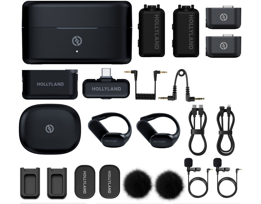 HOLLYLAND LARK MAX 2 アクセサリー HOLLYLAND LARK MAX 2 ULTIMATE COMBO 2 Person Wireless Lavalier