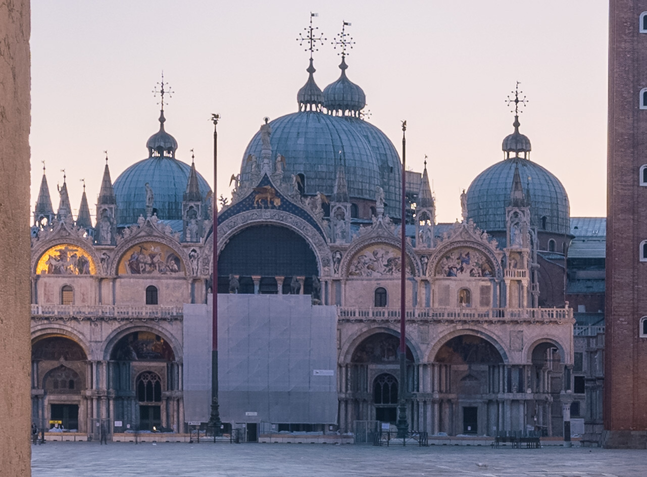 St. Marks with Scaffolding