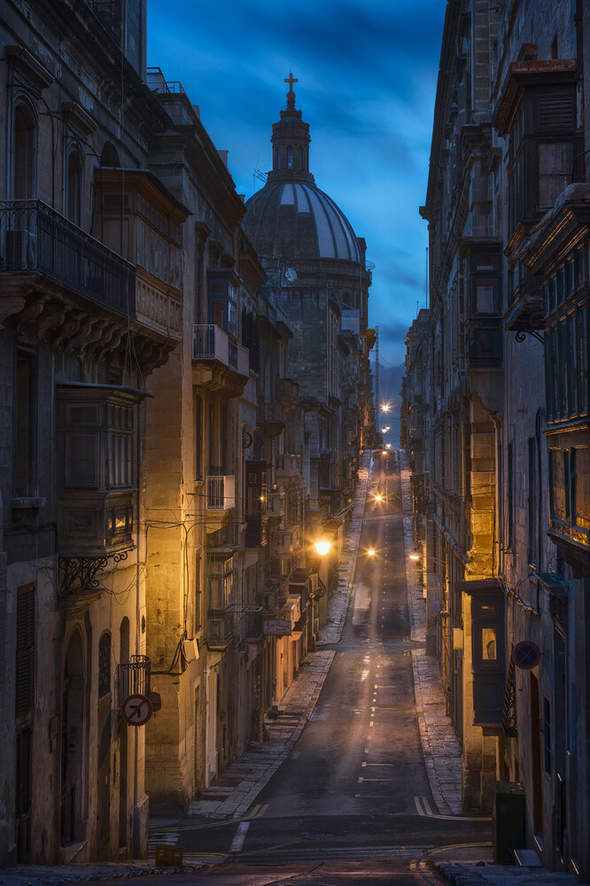 Valletta Street without Cars