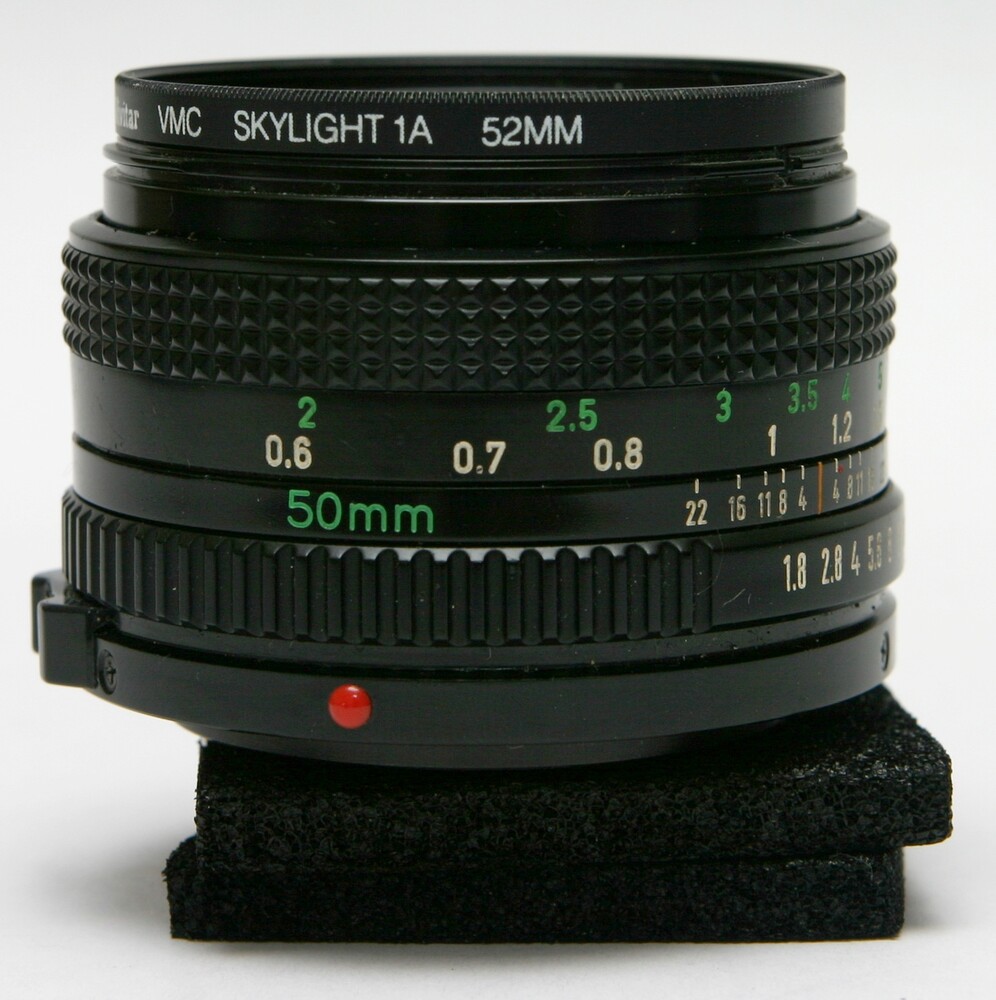 Объектив Canon FD 50mm f/1.8 с байонетом breech-lock