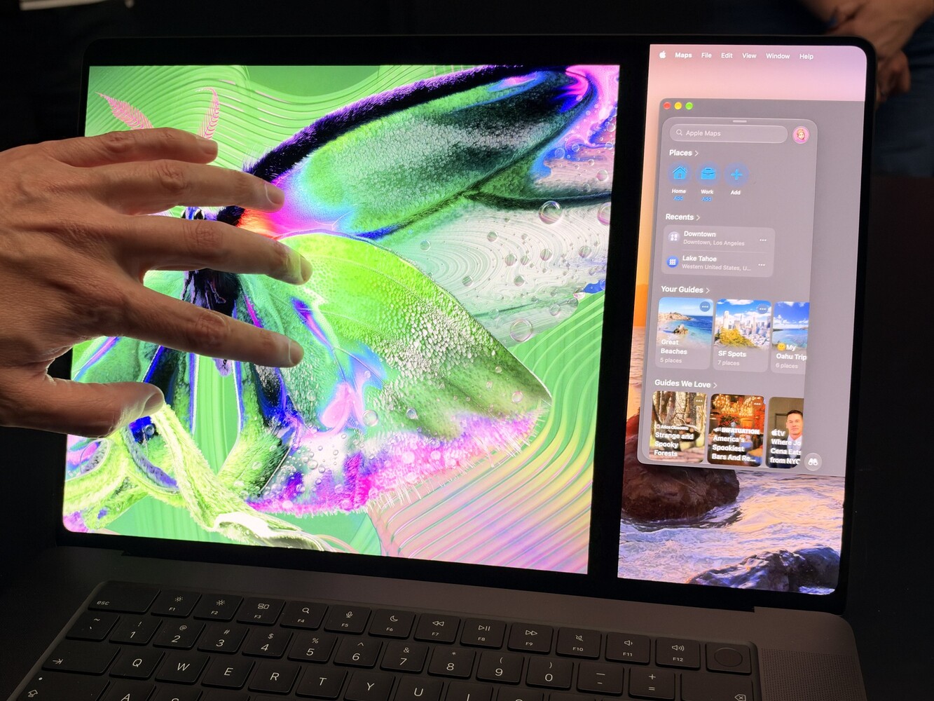 Жесты Multi-Touch в macOS Переключение рабочих столов жестами на трекпаде MacBook Pro