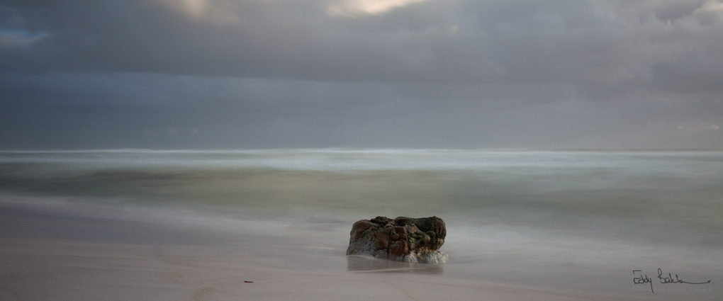 View Misty Cliffs seascape 1 by Eddy Bakker
