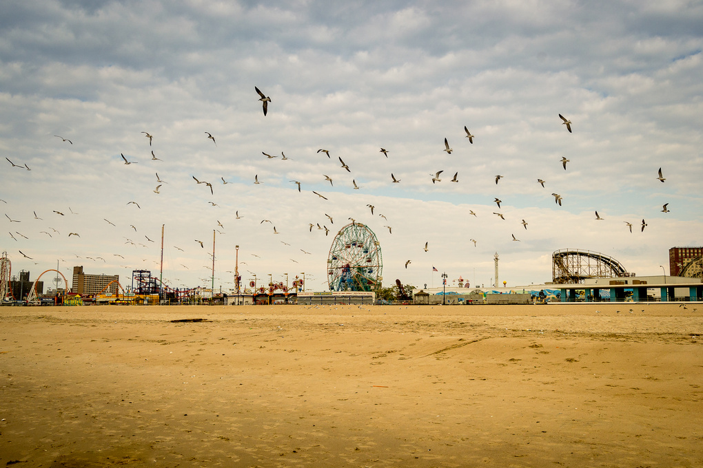 View Coney island , New York by Vincent Thijs
