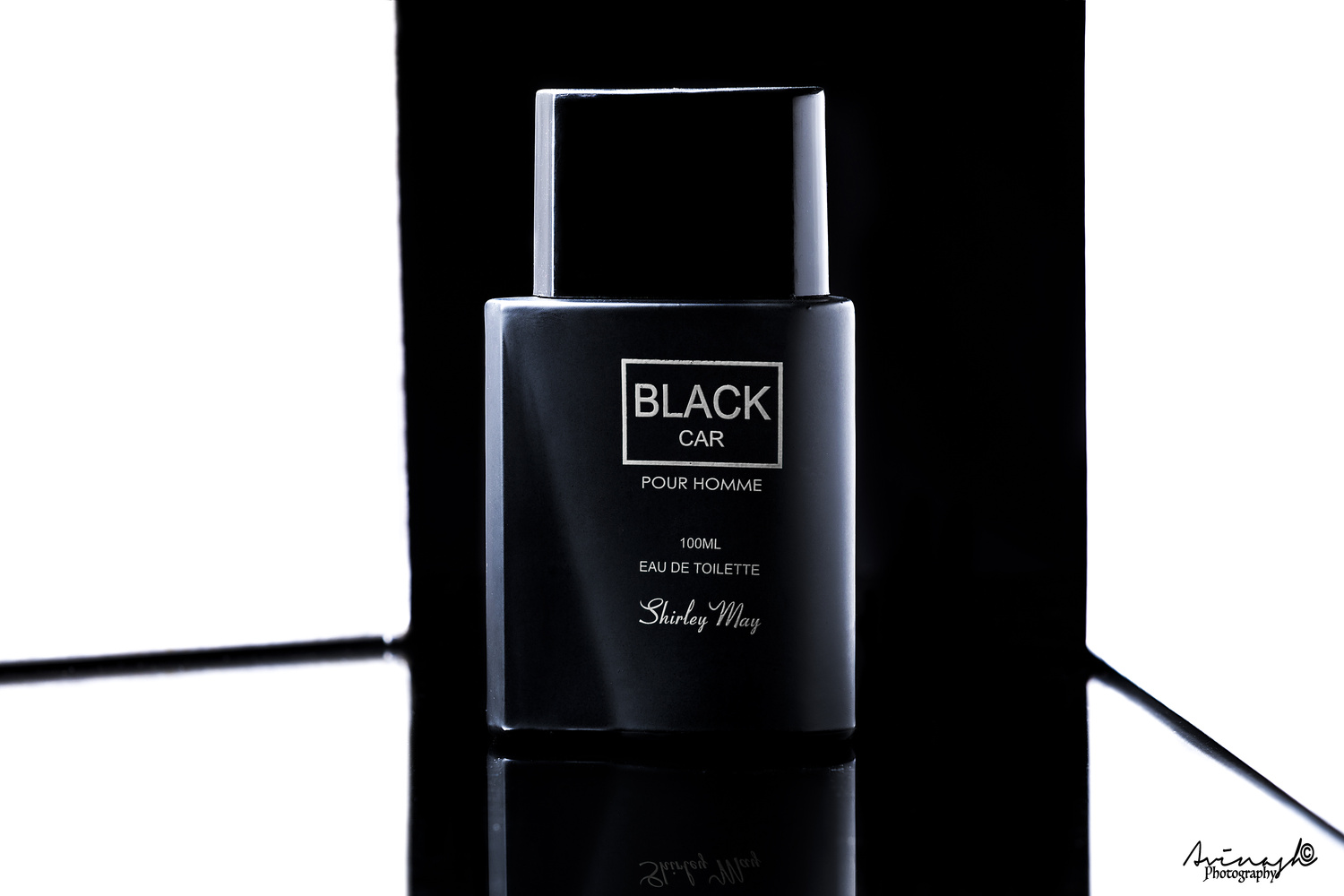 View Product shot- Black car perfume by Avi nash
