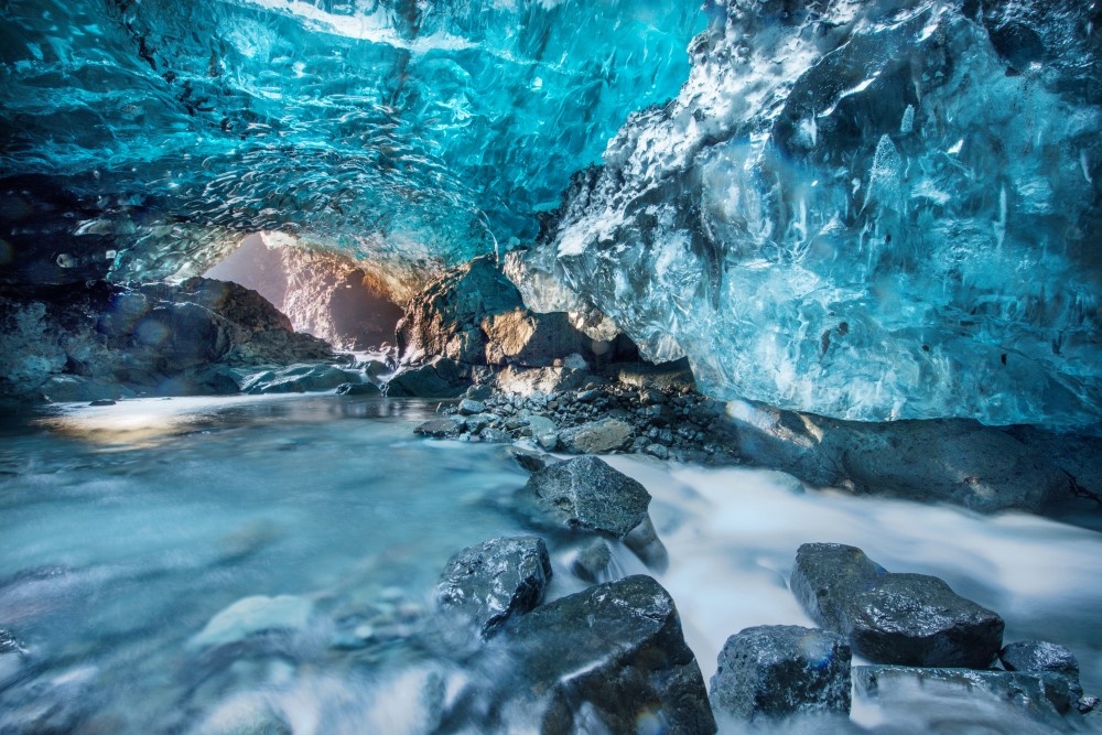 View Ice Caving by Lisa Michele Burns