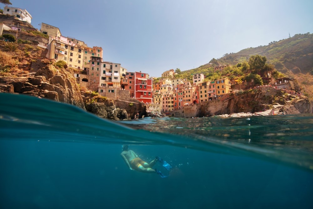 View Riomaggiore by Lisa Michele Burns