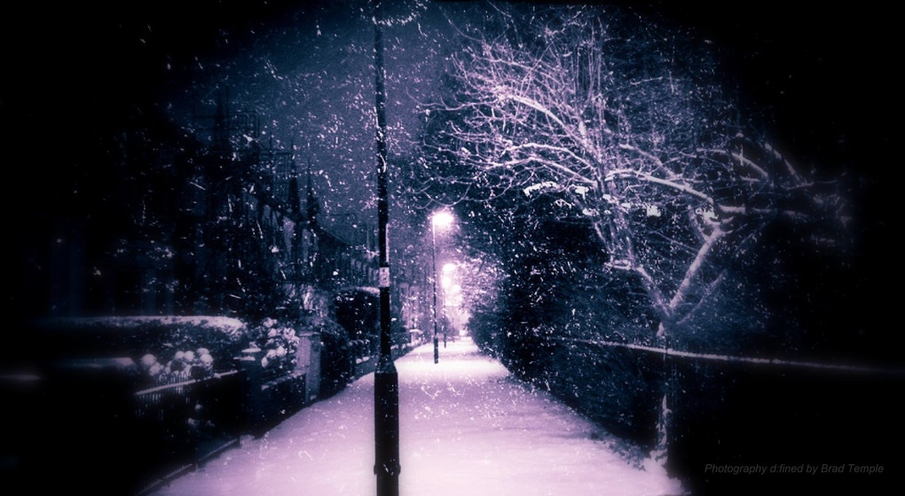 View Snowy Street by Brad Temple