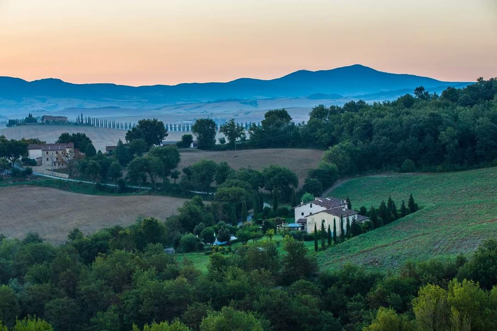 View Italian morning Tuscany by Ksenya Epishenkova