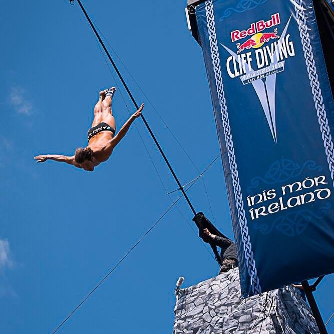 View Red Bull Diving by Paul Dolan