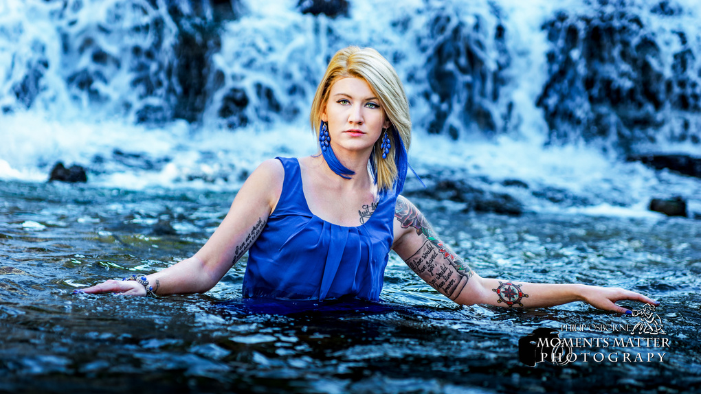 View Brianna - Wading in December by Philip Osborne