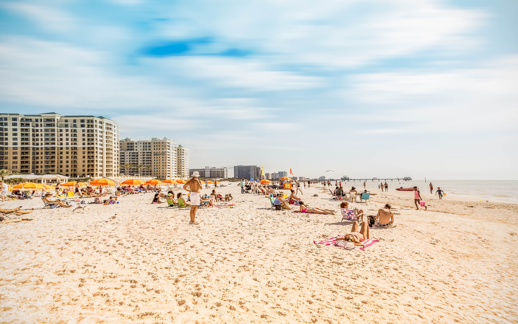 View Clear-water Beach by Sam Karram