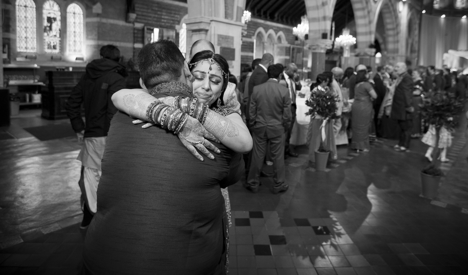 View A Hug in an Indian Wedding by Fernando Motta