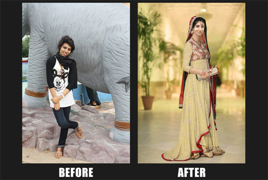 View Before and After Work by Hussain Ahmed