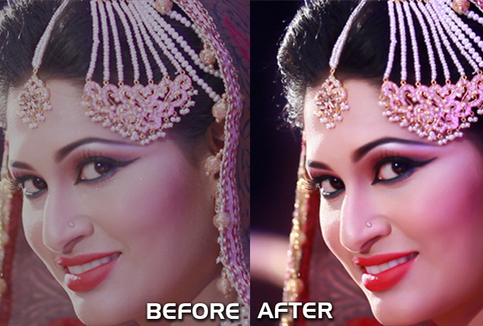 View Before and After Work by Hussain Ahmed