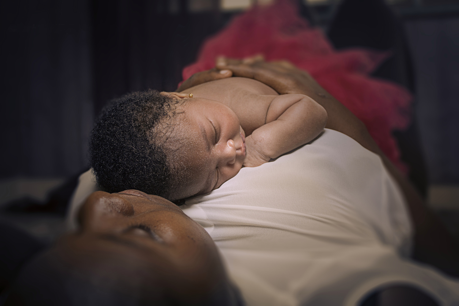 View African Mother and baby by Kweku Agyemang Duah