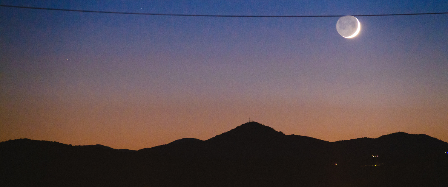 View Left the moon hanging out to dry by Miras Sljivancanin