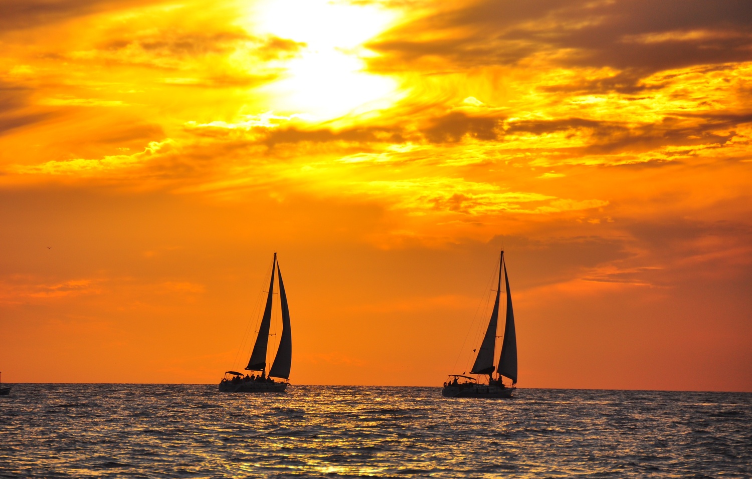 View Pacific Sunset by Lev Kaytsner