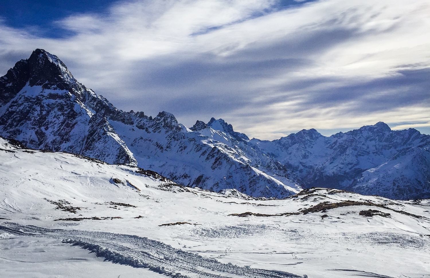View High in the mountains by Ryan May