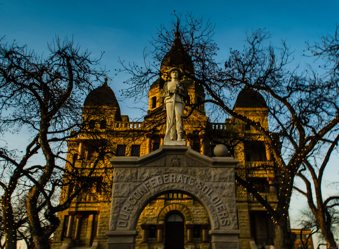 View Denton County Courthouse by Orlando Vera