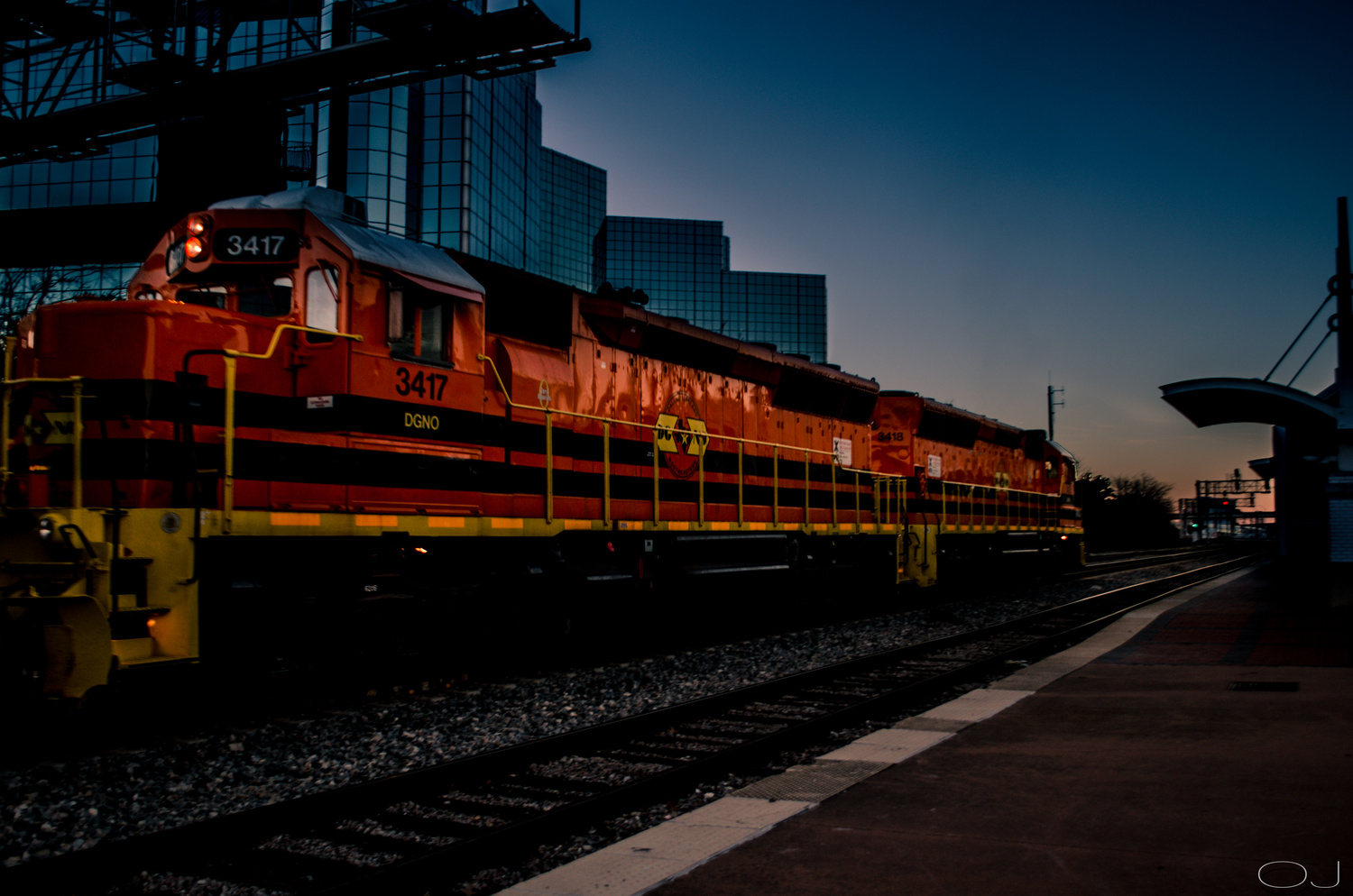 View Long Train Running by Orlando Vera