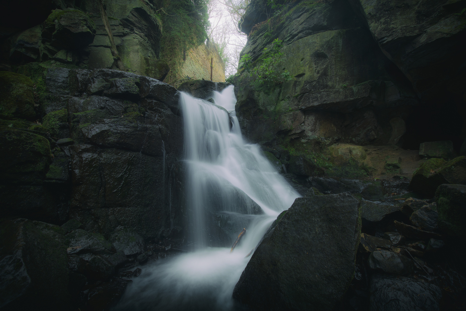 View Lumsdale falls by mark mulhern