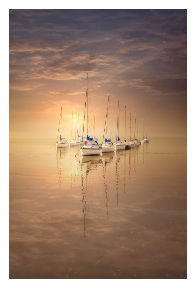 View Cramond Sunset by Adam Bell