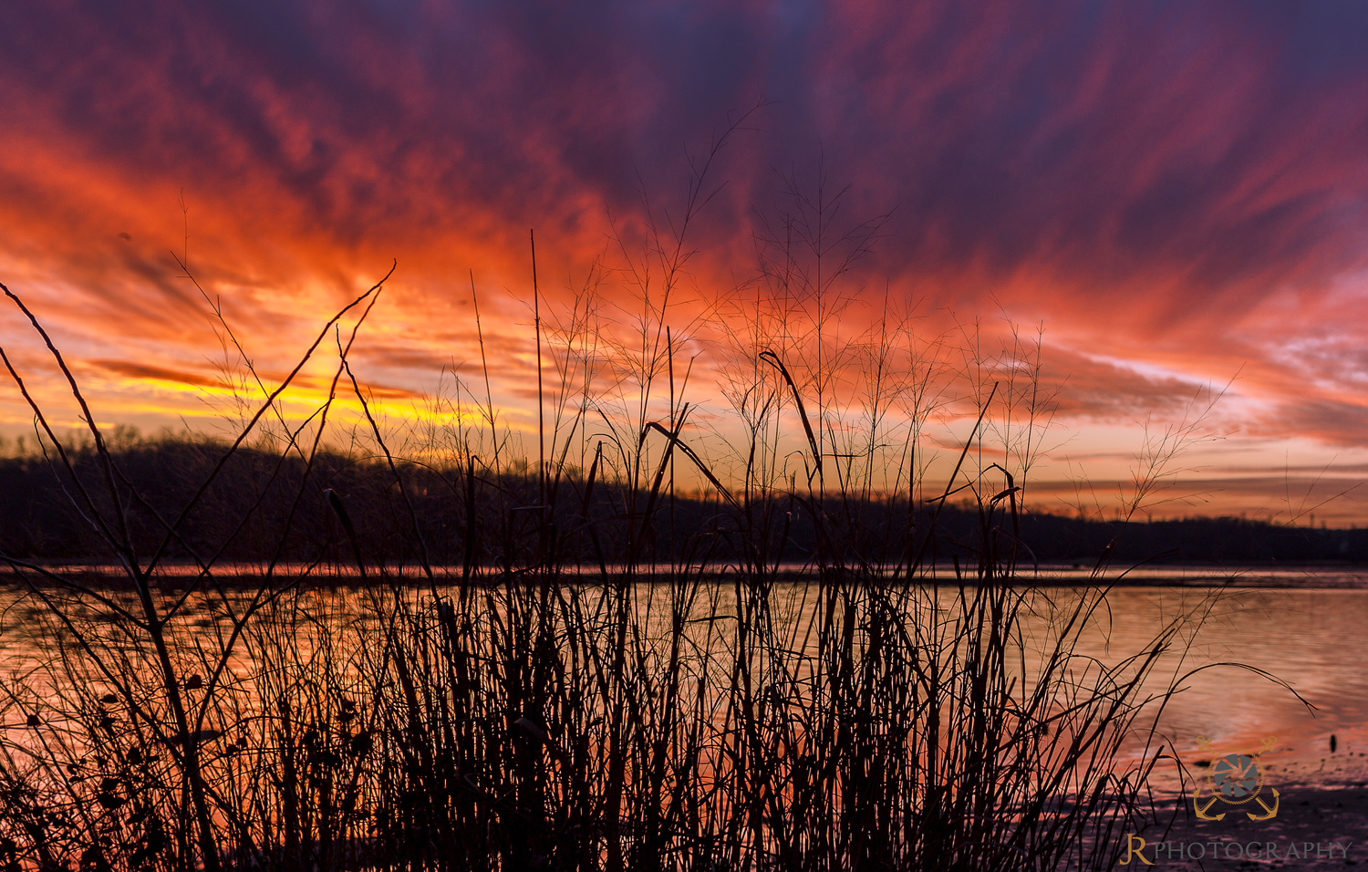 View Sunset at a local park by Justin Ross