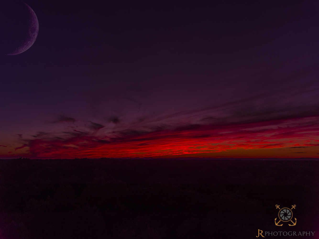 View Sunset in VA by Justin Ross