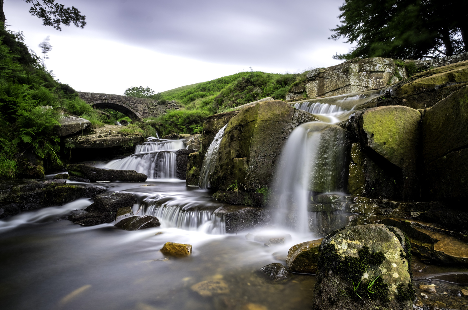 View Three Shires Head, Peak District. by Steve Hall