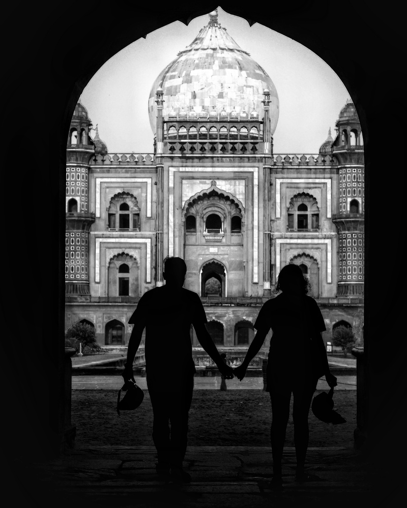 View Lovers at Safdarjung Tomb by Ashish Gautam