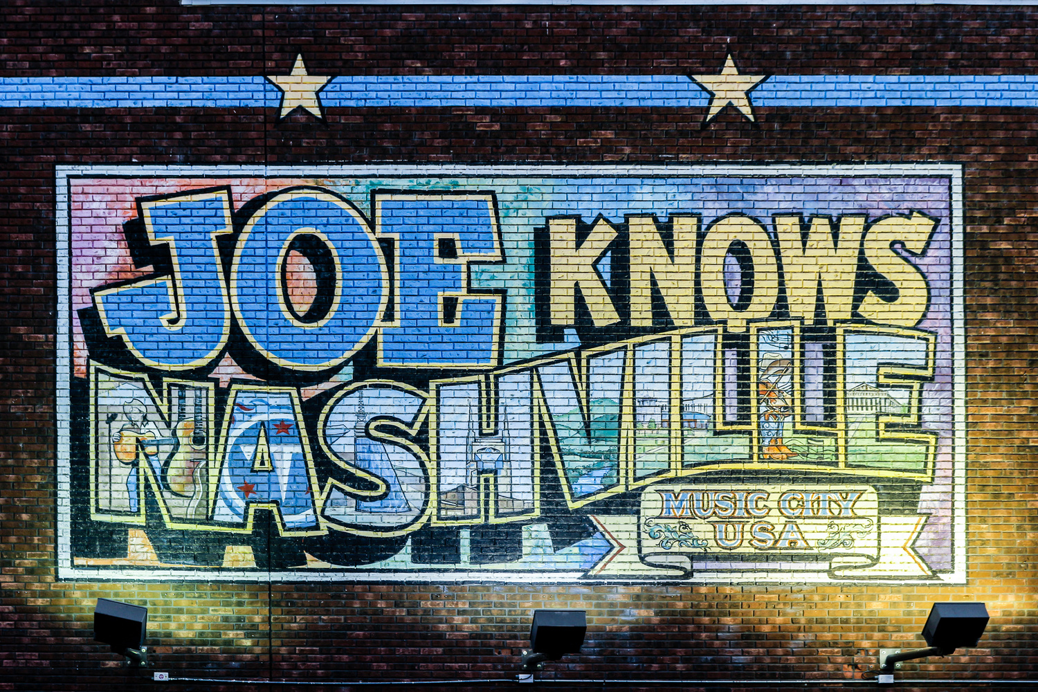 View Nashville Wall Mural by Wael Hassan