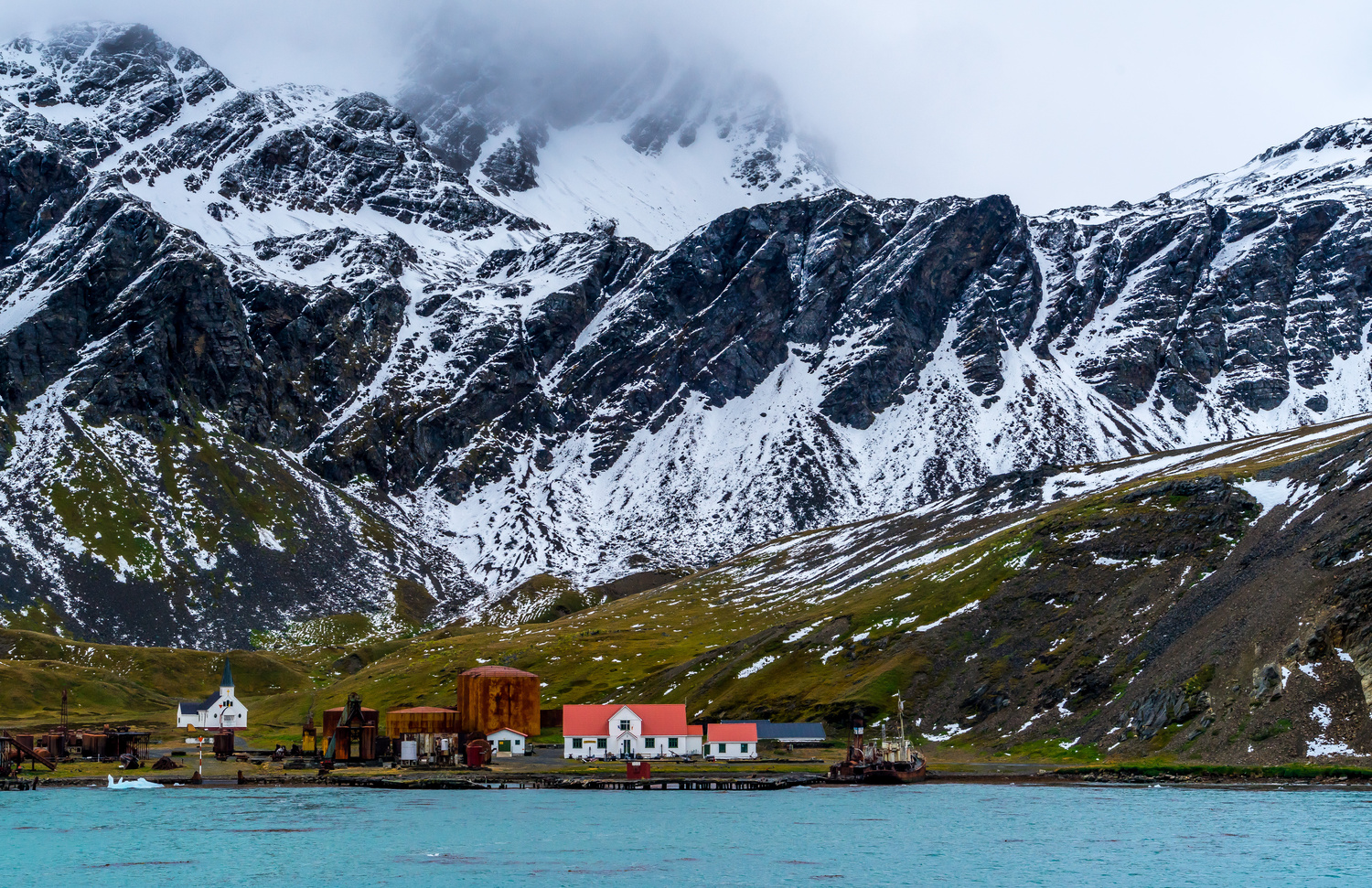 View Leaving Grytviken by Keith Calandro