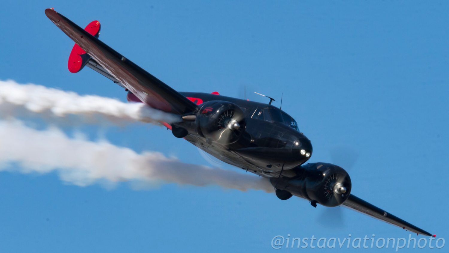 View Matt Younkin in the Beech 18 by James Hewitt