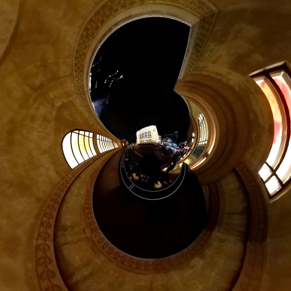 View Cheesecake Factory with Bass Hall by Stephen Morriss