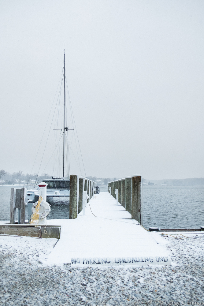 View Gibson Island - Snow by Corey Jennings