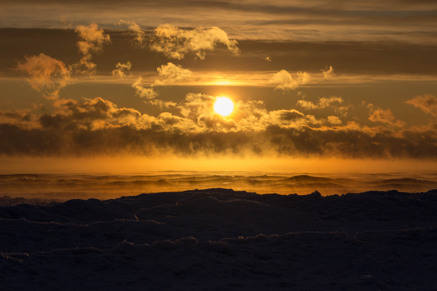 View Steamy Sunset by Chris Knox