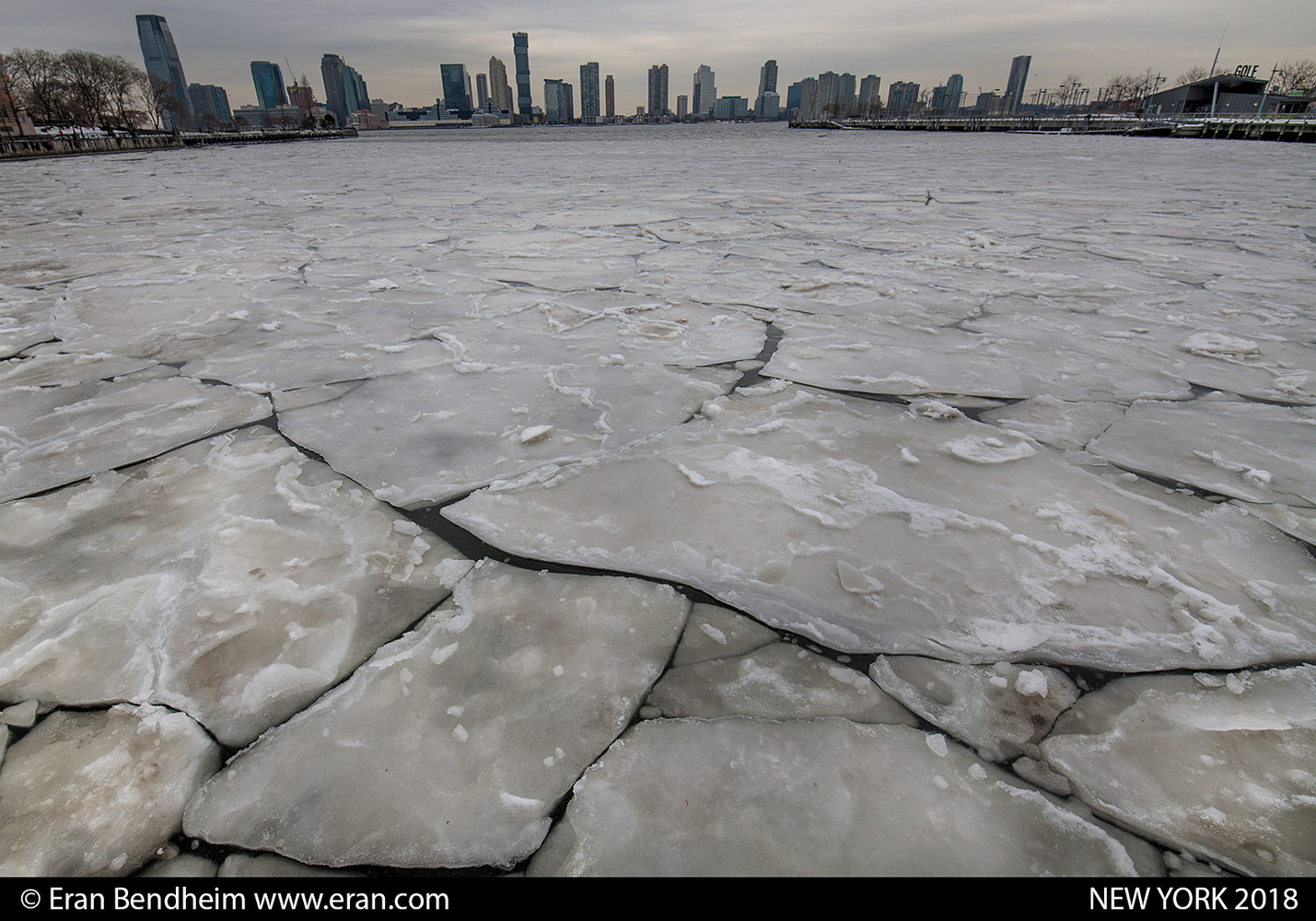 View Ice on the Hudson by eran bendheim